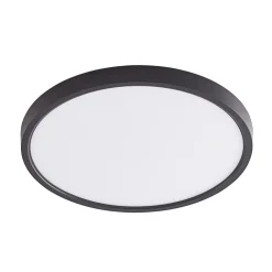 Lindby Smart LED taklampe Pravin, Ø 30 cm, CCT, svart Online