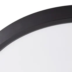 Lindby Smart LED taklampe Pravin, Ø 30 cm, CCT, svart Online