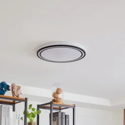 Lindby Smart LED taklampe Arvada, RGBIC, høyde 7 cm, Tuya| Smarthus Belysning