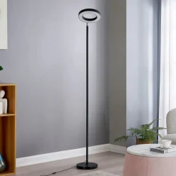 Lindby Smart LED-gulvlampe Cilian, RGBW, CCT, ZigBee, Hue| Kontorbelysning|Smarthus Belysning