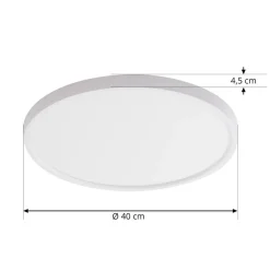 Lindby Smart LED-taklampe Denora, hvit, RGB, CCT, Tuya Outlet