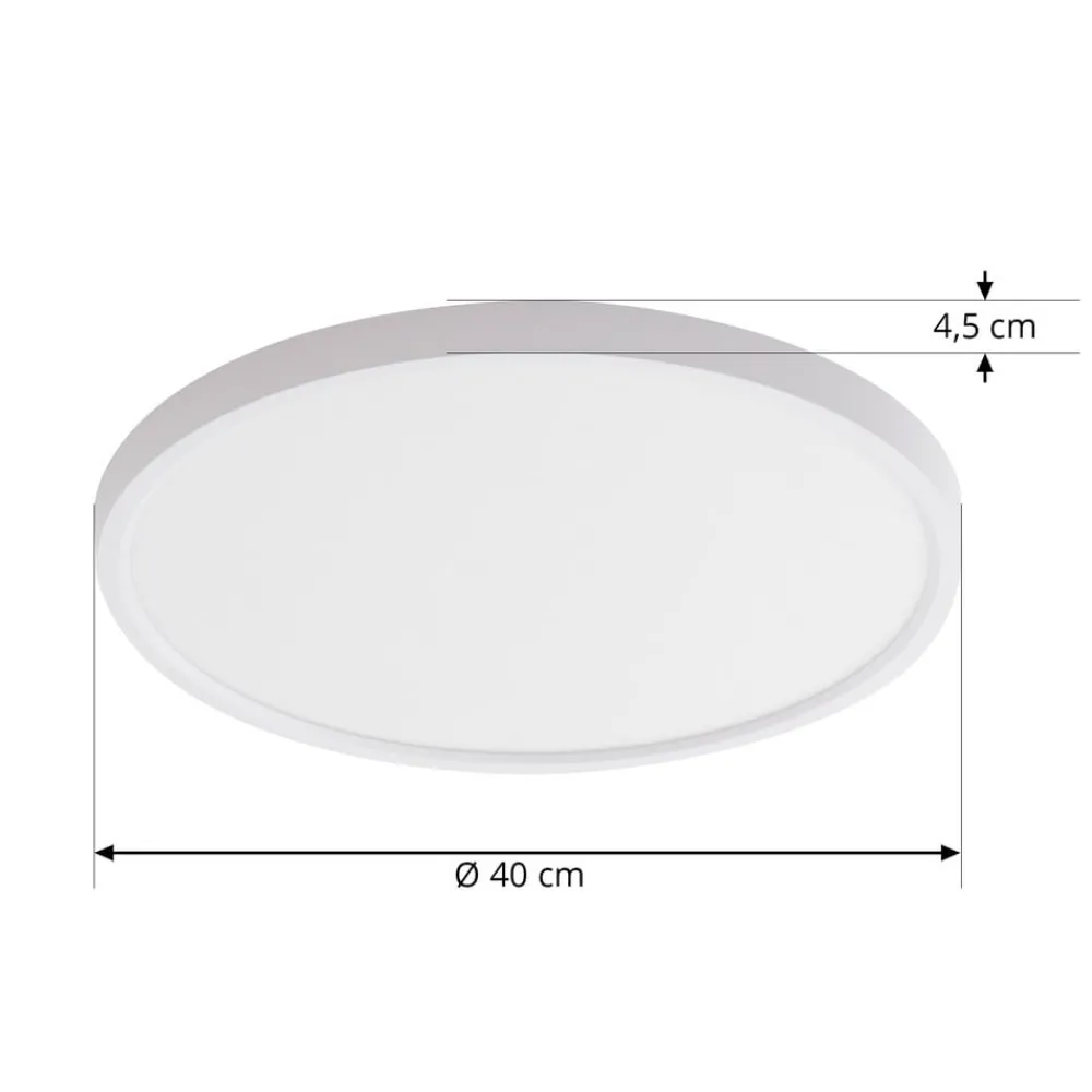 Lindby Smart LED-taklampe Denora, hvit, RGB, CCT, Tuya Outlet