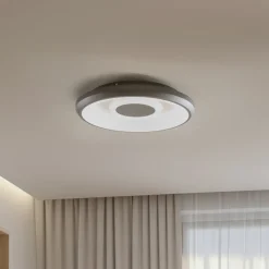 Lindby Smart Lynden LED-taklampe Ø 38 cm svart RGB Tuya| Smarthus Belysning