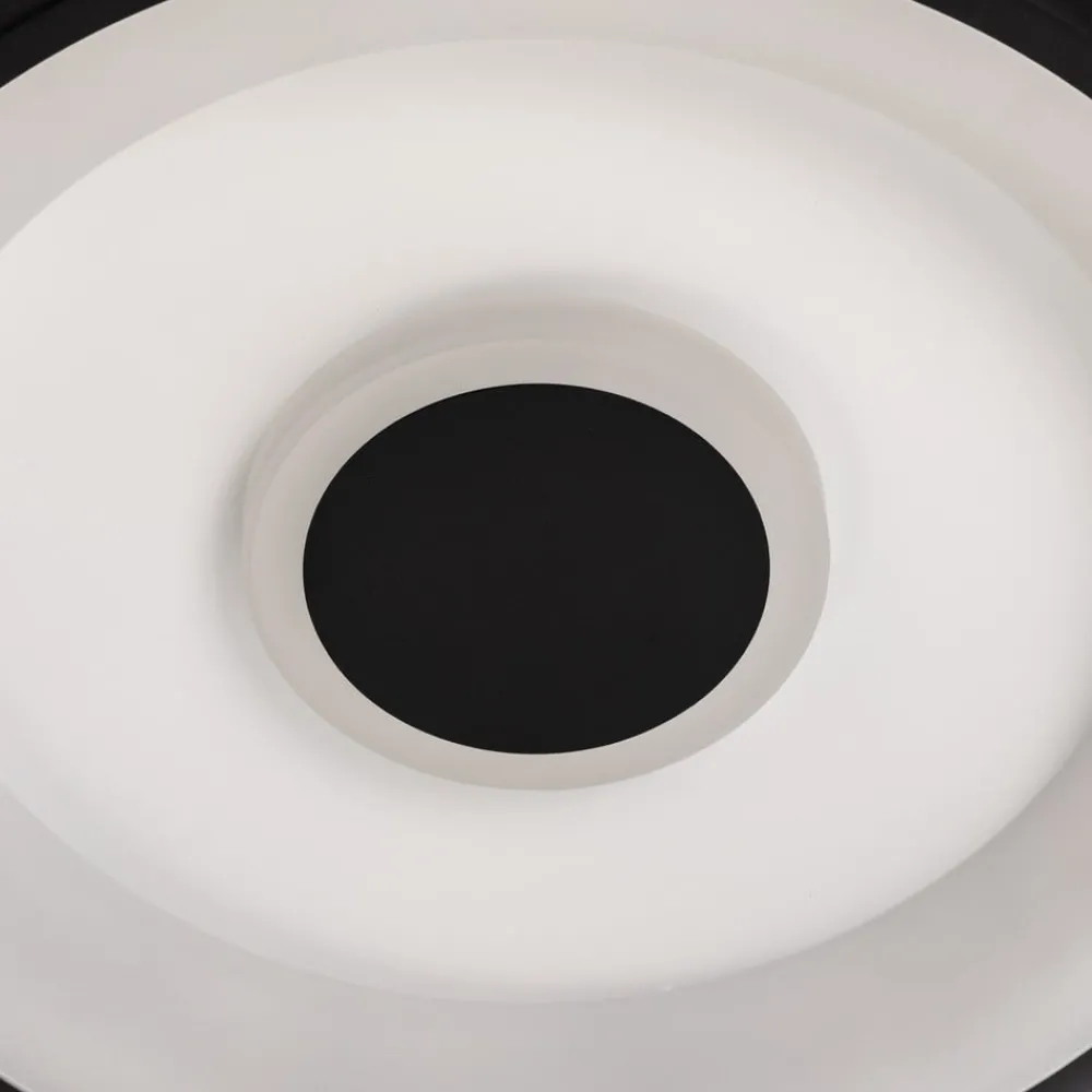 Lindby Smart Lynden LED-taklampe Ø 38 cm svart RGB Tuya| Smarthus Belysning