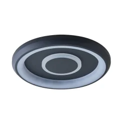 Lindby Smart Lynden LED-taklampe Ø 48 cm svart RGB Tuya| Smarthus Belysning