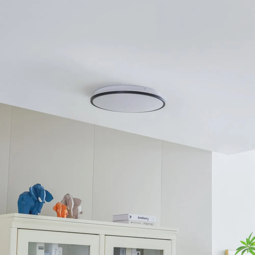 Lindby Smart Swaran LED-taklampe, Ø39,5 cm, RGB, CCT, Tuya| Design- Og Hotellbelysning|Smarthus Belysning