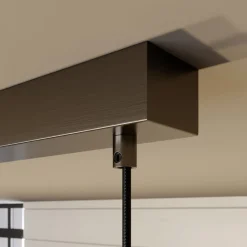 Lindby Sofian hengelampe, ravfarget, glass, 100 cm, 3 lyskilder.| Pendellamper