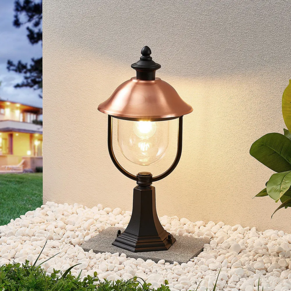 Lindby sokkellampe Clint, 53 cm, metall, saltvannsresistent, E27 Hot