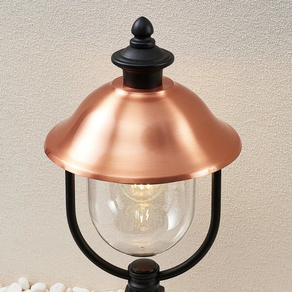 Lindby sokkellampe Clint, 53 cm, metall, saltvannsresistent, E27 Hot