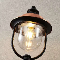 Lindby sokkellampe Clint, 53 cm, metall, saltvannsresistent, E27 Hot