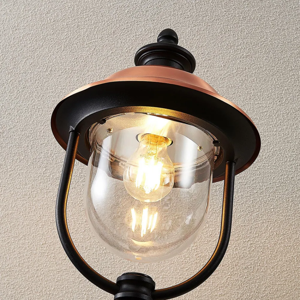 Lindby sokkellampe Clint, 53 cm, metall, saltvannsresistent, E27 Hot