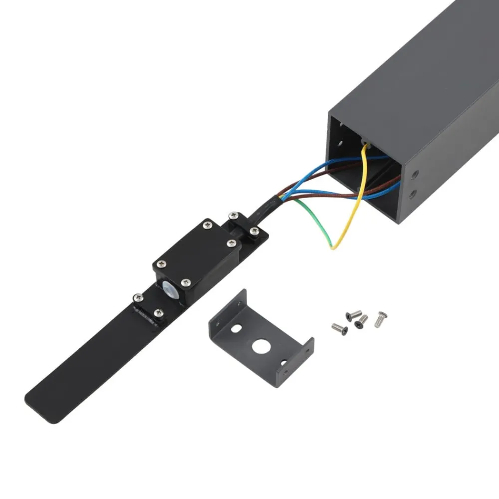 Lindby sokkellampe Othil, 2 lyskilder, 50 cm, antrasitt, metall| Terrassebelysning|Sokkellamper