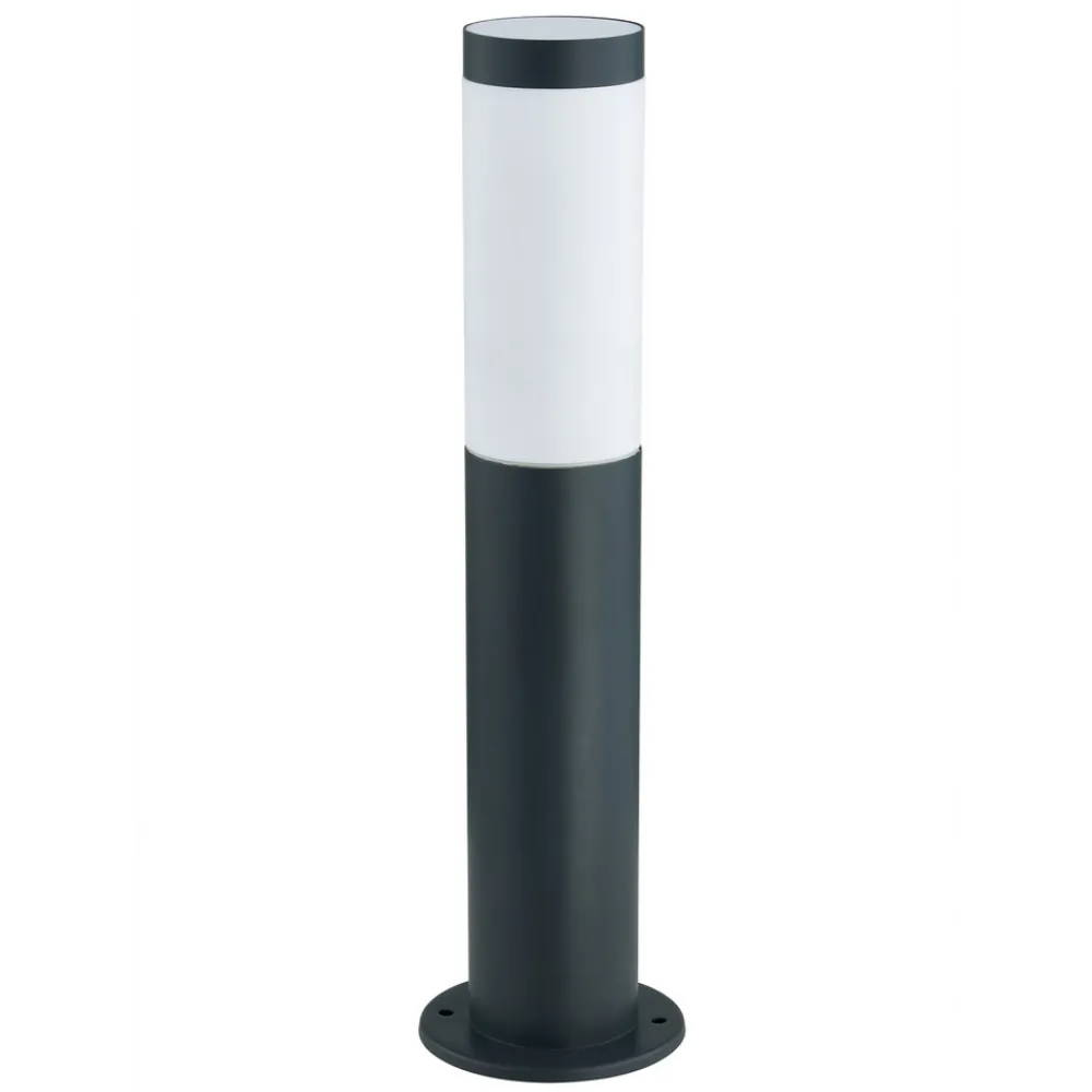 Lindby sokkellampe Statius, høyde 45 cm, antrasitt, stål Clearance