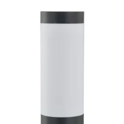 Lindby sokkellampe Statius, høyde 45 cm, antrasitt, stål Clearance