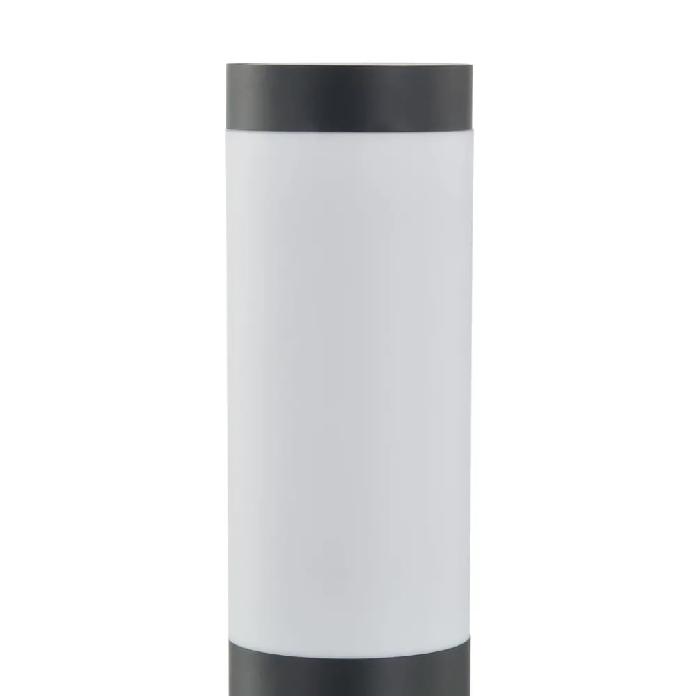 Lindby sokkellampe Statius, høyde 45 cm, antrasitt, stål Clearance