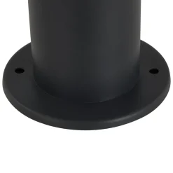 Lindby sokkellampe Statius, høyde 45 cm, antrasitt, stål Clearance