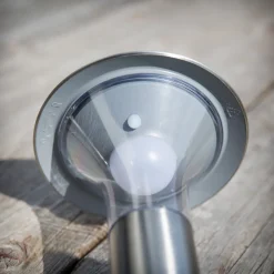 Lindby Solar-LED-lampe med jordspyd Jolin, 66 cm, stål Clearance