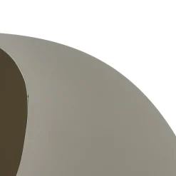 Lindby Solomia bordlampe, beige, jern, Ø 20 cm| Bordlamper