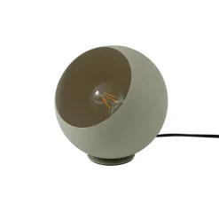 Lindby Solomia bordlampe, grønn, jern, Ø 20 cm| Bordlamper
