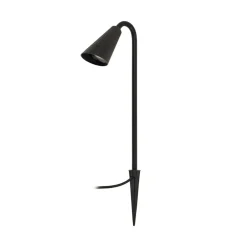 Lindby Sorvete lampe med jordspyd, svart, metall, høyde 62 cm Clearance