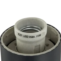 Lindby Statius veilampe, antrasitt, jern, sensor| Utebelysning Med Sensor|Utebelysning Med Sensor