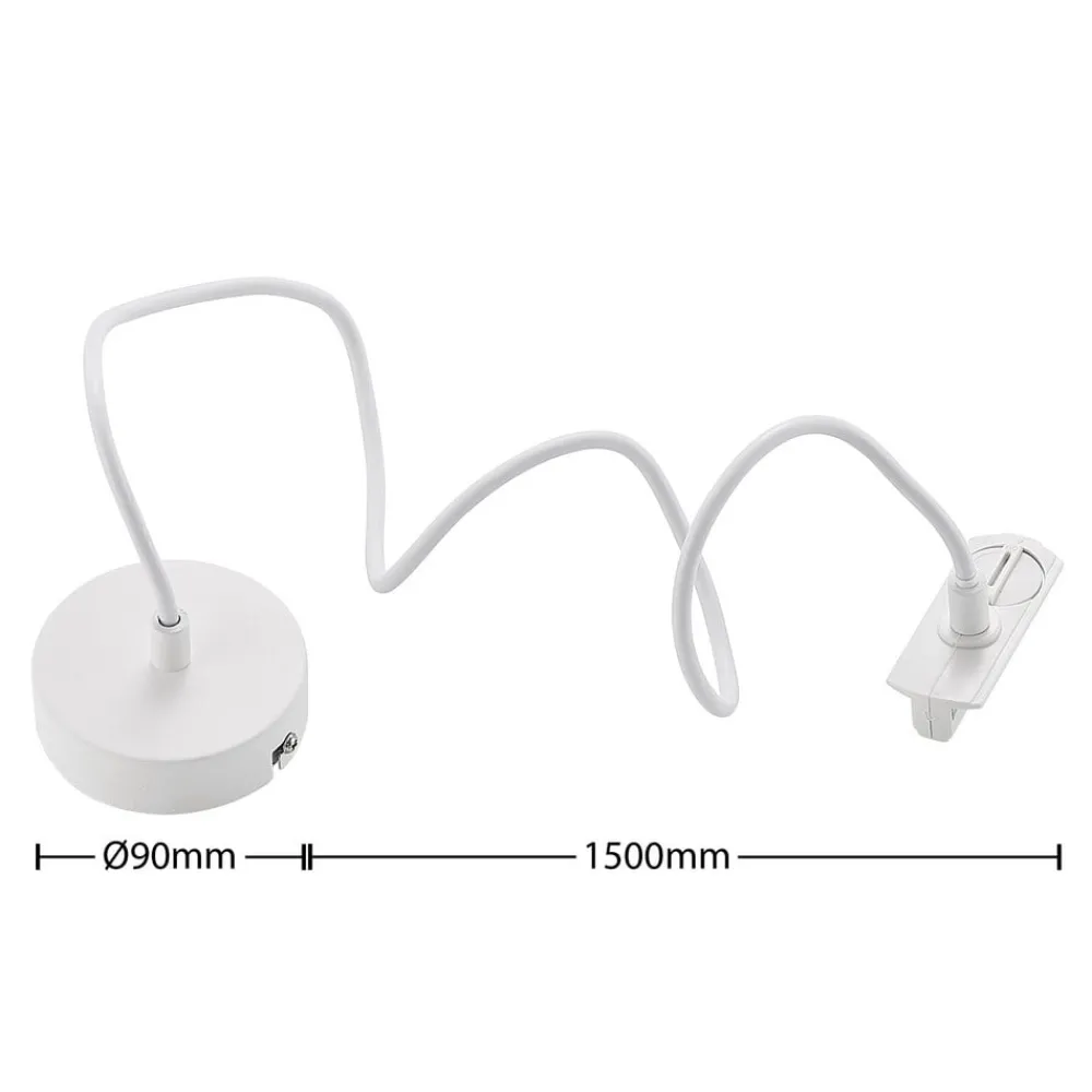 Lindby strømforsyning Linaro, hvit, 1-fase system| Skinnesystem