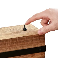 Lindby Sverina bordlampe av tre, 1 lyskilde| Bordlamper