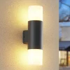 Lindby Tabyn utendørs vegglampe, 2 lyskilder Outlet