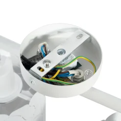 Lindby taklampe Aralena, hvit, 4 lyskilder, lengde 97 cm| Spotter I Tak