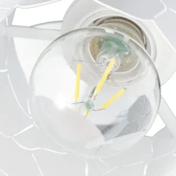 Lindby taklampe Aralena, hvit, 4 lyskilder, lengde 97 cm| Spotter I Tak