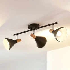 Lindby taklampe Arina, 53 cm, svart, 3 lyskilder, E14 Hot