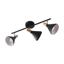 Lindby taklampe Arina, 53 cm, svart, 3 lyskilder, E14 Hot