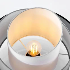 Lindby taklampe Coria, svart/grå/hvit, Ø 40 cm, E27 Hot