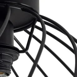 Lindby taklampe Danika, Ø 25 cm, svart, metall| Taklamper