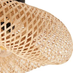 Lindby taklampe Eleane, bambus, natur, Ø 50 cm| Taklamper