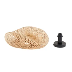 Lindby taklampe Eleane, bambus, natur, Ø 50 cm| Taklamper