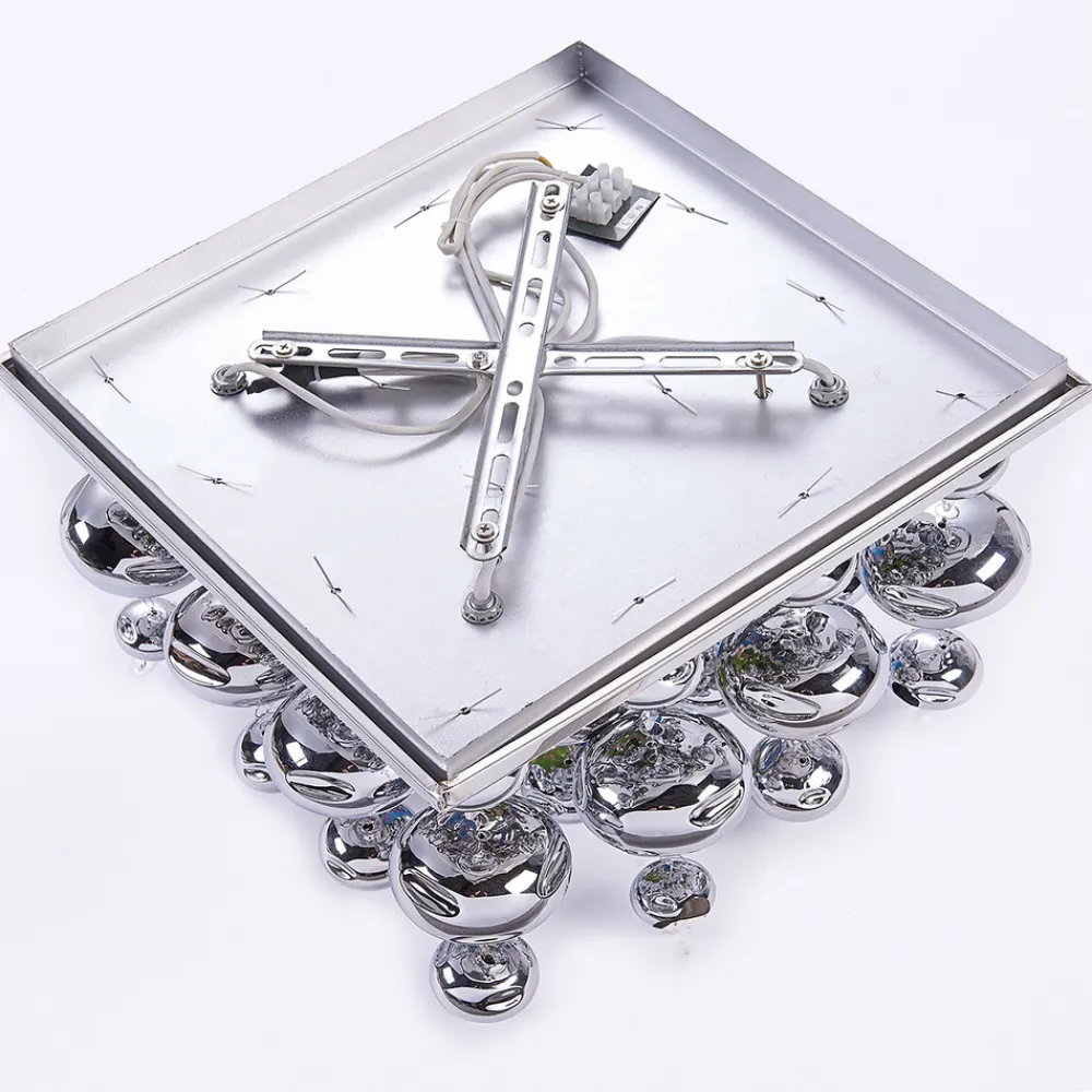 Lindby taklampe Esfera, røykgrå, glass, 4 lyskilder, 35 cm Best