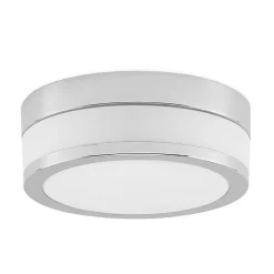 Lindby taklampe Flavi, Ø 23 cm, krom, glass, IP44, E27 New