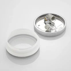 Lindby taklampe Flavi, Ø 23 cm, krom, glass, IP44, E27 New