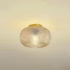 Lindby taklampe Hildur, Ø 25 cm, ravfarget, glass| Taklamper