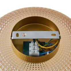 Lindby taklampe Hildur, Ø 25 cm, ravfarget, glass| Taklamper