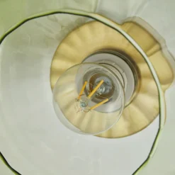 Lindby taklampe Hildur, grønn, glass, Ø 22 cm Outlet