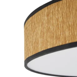 Lindby taklampe Jutis, beige, tang, Ø 50 cm Outlet
