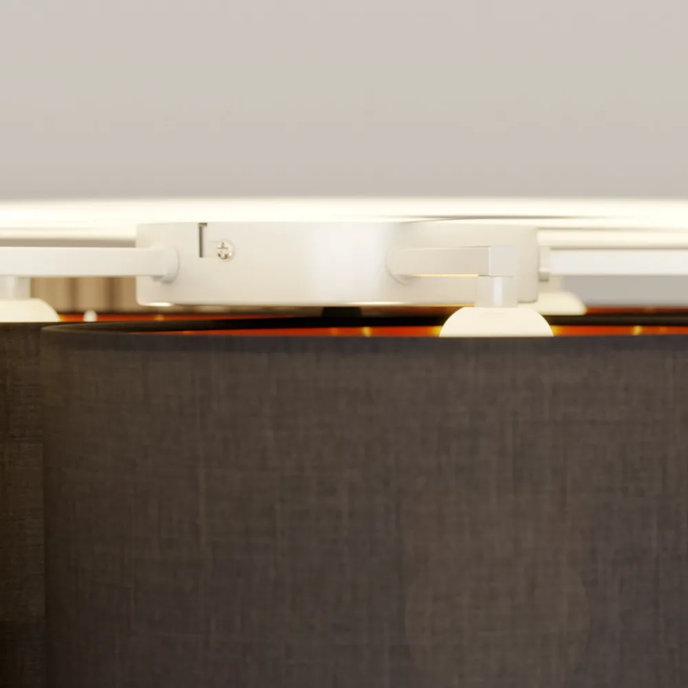 Lindby taklampe Laurenz, 5 lyskilder, 83 cm, svart/gull New