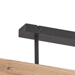 Lindby taklampe Malwin, GU10, 100 cm lang, 6 lyskilder, tre| Design- Og Hotellbelysning|Taklamper