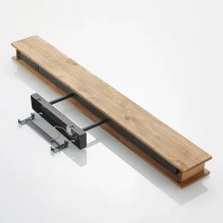 Lindby taklampe Malwin, GU10, 100 cm lang, 6 lyskilder, tre| Design- Og Hotellbelysning|Taklamper