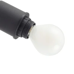 Lindby taklampe Netty, 2 lyskilder, grå, glass Discount