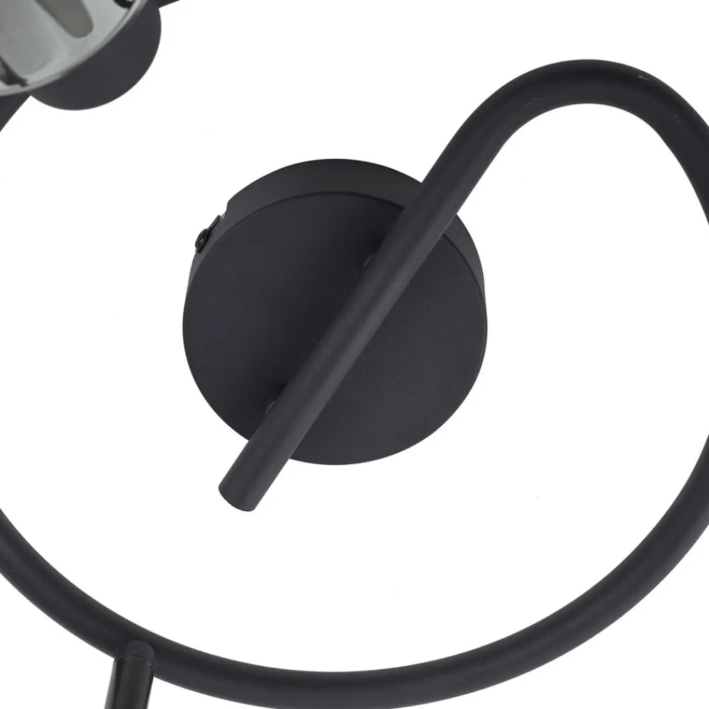 Lindby taklampe Netty, grå, 3 lyskilder, glass Online