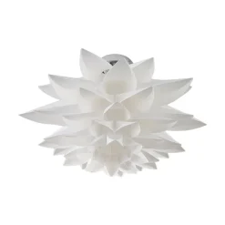 Lindby taklampe Rimon, hvit, plast, Ø 50 cm, E27| Taklamper