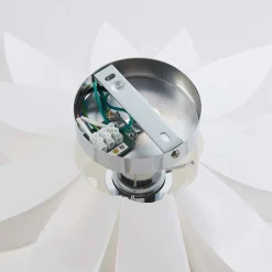 Lindby taklampe Rimon, hvit, plast, Ø 50 cm, E27| Taklamper